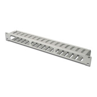 DIGITUS DN-97616 - 1HE Kabelmanagement Käfig abnehmbare Rückblende, Farbe grau (RAL 7035)