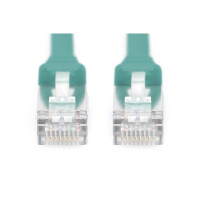 DK-1644-A-F-005/G - CAT 6A U-FTP Patchkabel, Cu, PVC AWG 30/7,  0,5 m Grün