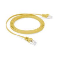 DK-1644-A-F-005/Y - CAT 6A U-FTP Patchkabel, Cu, PVC AWG 30/7,  0,5 m Gelb