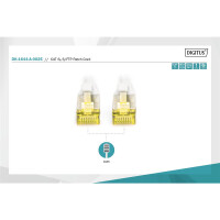DK-1644-A-0025 - CAT 6A S-FTP Patchkabel, Cu, LSZH AWG 26/7,  0,25 m,  Grau