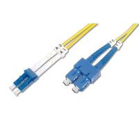 DIGITUS DK-2932-01 - LWL Patchkabel, Duplex, LC zu SC SM...