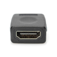 DIGITUS AK-330500-000-S - HDMI Adapter, Typ A Bu/Bu, Ultra HD 60p, sw