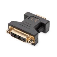 DIGITUS AK-320505-000-S - DVI Adapter, DVI(24+5) - HD15...