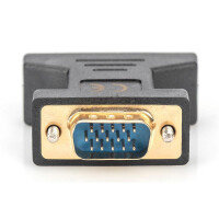 DIGITUS AK-320505-000-S - DVI Adapter, DVI(24+5) - HD15 Bu/St,  DVI-I Dual Link, bl