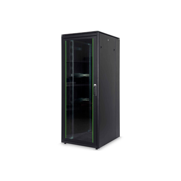 DIGITUS DN-19-42U-8/10-B-1 - 42HE Netzwerkschrank, Unique 2053x800x1000 mm, Farbe Schwarz (RAL 9005)
