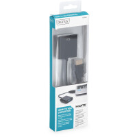 DIGITUS DA-70461 - HDMI auf VGA Konverter Adapter Typ A - VGA (D-Sub) connector, 3,5mm audio jack