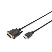 DIGITUS AK-330300-020-S - HDMI Adapterkabel, Typ...