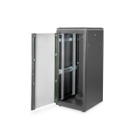 DIGITUS DN-19-26U-6/6-B-1 - 26HE Netzwerkschrank, Unique 1342x600x600 mm, Farbe Schwarz (RAL 9005)