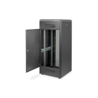 DIGITUS DN-19-26U-6/6-B-1 - 26HE Netzwerkschrank, Unique 1342x600x600 mm, Farbe Schwarz (RAL 9005)