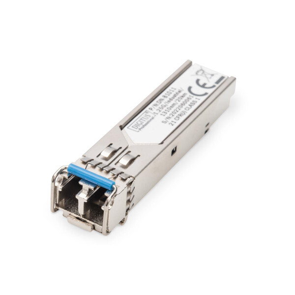 DIGITUS DN-81011 - 1.25 Gbps SFP Modul, Singlemode, Industrie Vers. LC Duplex Stecker, 1310nm, bis zu 20km