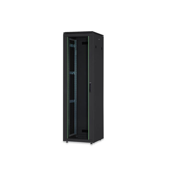 DIGITUS DN-19-42U-6/6-B-1 - 42HE Netzwerkschrank, Unique 2053x600x600 mm, Farbe Schwarz (RAL 9005)