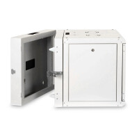 DIGITUS DN-19-09U-3 - 9HE Wandgehäuse, Unique , 509x600x600mm zweiteilig, schwenkbar, Grau ( RAL 7035)
