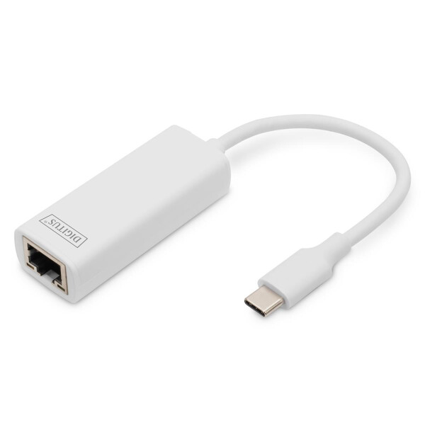 DIGITUS DN-3024 - USB Typ C 3.0 Gigabit Ethernet Adapter 10/100/1000 Mbps