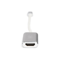 DIGITUS DA-70836 - USB Type-C 4K HDMI Adapter, 20cm Kabellänge Aluminium Gehäuse, Chipset: AG9310