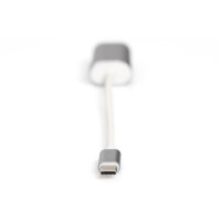 DIGITUS DA-70837 - pe-C 1080p VGA Adapter, 20cm Kabellänge Aluminium Gehäuse,
