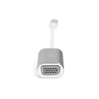 DIGITUS DA-70837 - pe-C 1080p VGA Adapter, 20cm Kabellänge Aluminium Gehäuse,