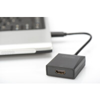DIGITUS DA-70841 - USB 3.0 auf HDMI Adapter, 1080p Eingang USB, Ausgang HDMI
