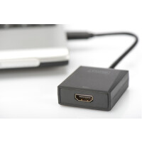 DIGITUS DA-70841 - USB 3.0 auf HDMI Adapter, 1080p Eingang USB, Ausgang HDMI