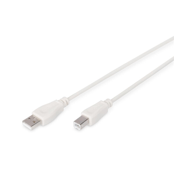 DIGITUS AK-300105-010-E - USB 2.0 Anschlusskabel, Typ A - B St/St, 1.0m, USB 2.0 konform, be