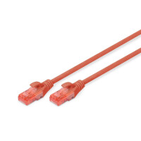 DIGITUS DK-1617-020/R - CAT 6 U-UTP Patchkabel, Cu, LSZH AWG 26/7, Länge 2 m, Farbe Rot