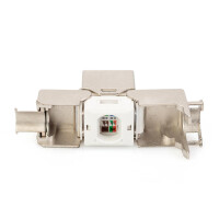 DIGITUS DN-93615-24 - CAT6A Keystone Jack, geschirmt,Re-embedded werkzeugf. Montage, Set 24 Stk