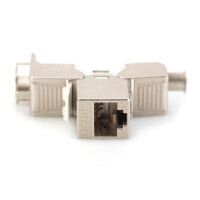 DIGITUS DN-93615-24 - CAT6A Keystone Jack, geschirmt,Re-embedded werkzeugf. Montage, Set 24 Stk
