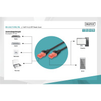 DIGITUS DK-1617-050/BL - CAT 6 U-UTP Patchkabel, Cu, LSZH AWG 26/7, Länge 5 m, Farbe Schwarz