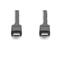 DIGITUS AK-300139-010-S - USB Type-C Anschlusskabel, Type-C zu C St/St, 1.0m, Gen2, 5A, 10GB, 3.1 Version, CE, sw