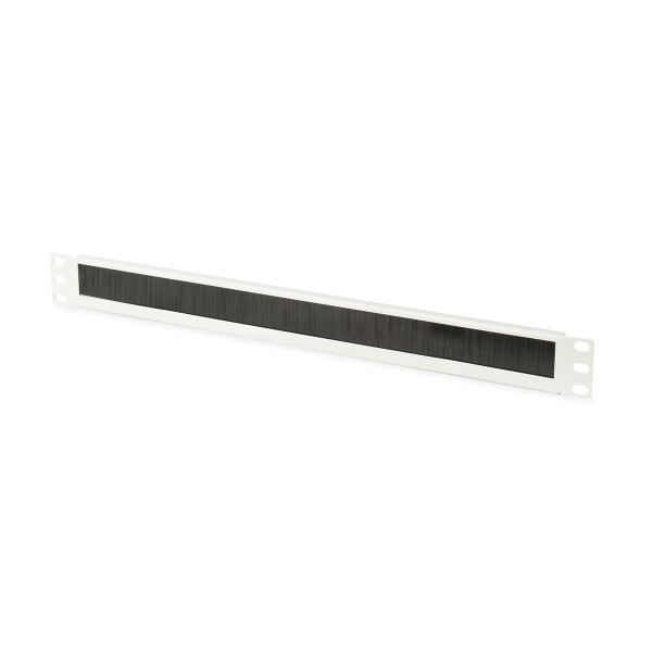 DIGITUS DN-97660 - 1HE Kabelbürstenleiste, 44x483x11 mm Bürstenöffnung 27x423 mm, Farbe grau (RAL 7035)