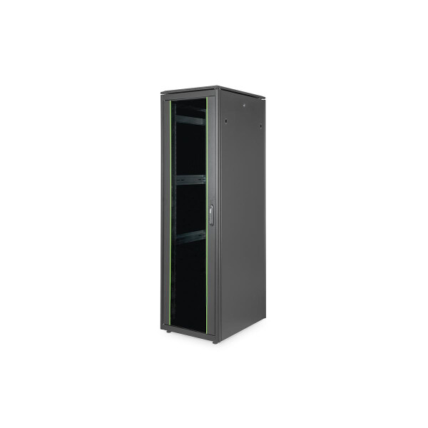 DIGITUS DN-19-42U-6/8-B-1 - 42HE Netzwerkschrank, Unique 2053x600x800 mm, Farbe Schwarz (RAL 9005)