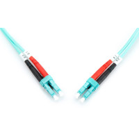 DIGITUS DK-2533-15/3 - LWL Patchkabel, Duplex, LC zu LC MM OM3 50/125 µ, 15 m