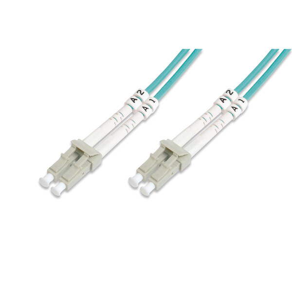 DIGITUS DK-2533-20/3 - LWL Patchkabel, Duplex, LC zu LC MM OM3 50/125 µ, 20 m