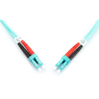 DIGITUS DK-2533-20/3 - LWL Patchkabel, Duplex, LC zu LC MM OM3 50/125 µ, 20 m