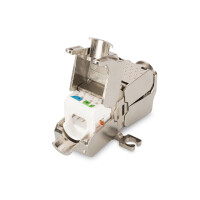 DIGITUS DN-93909 - Kupplung für Feldanwendung CAT 6A, 500 MHz für AWG 22-26, geschirmt, Keystone Design, 26x35x80