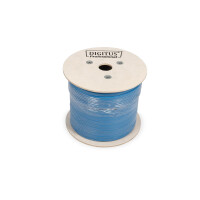 DIGITUS DK-1623-A-VH-5 - CAT 6A U-FTP Installationskabel, 500 MHz Eca (EN 50575), AWG 23/1, 500 m Trommel, Sx, Blau