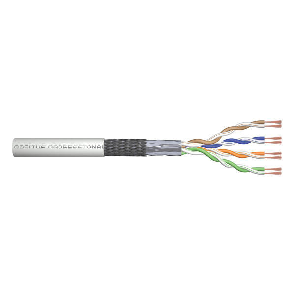 DIGITUS DK-1531-P-305-1 - CAT 5e SF-UTP Roh-Patchkabel 305 m, Box, AWG 26/7, PVC, Simplex, Grau