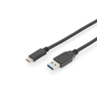 DIGITUS AK-300146-010-S - USB Typ C Verbindungskabel, Typ...