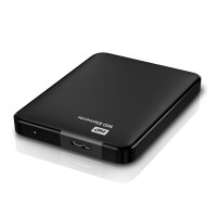 WD Elements Portable - 1000 GB - 2.5 Zoll - 3.2 Gen 1 (3.1 Gen 1) - Schwarz