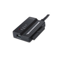 DIGITUS DA-70325 - USB3.0 zu SATAII + 3.5" IDE Adapter Kabel Netzteil(12V/2A) i. Lieferumf.