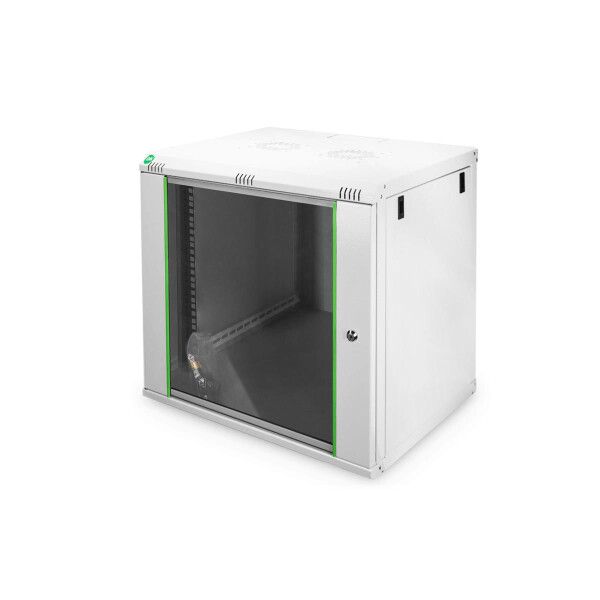 DIGITUS DN-19-12U-EC - 12HE Wandgehäuse, Dynamic Basic 607x600x450 mm, Farbe Grau (RAL 7035)