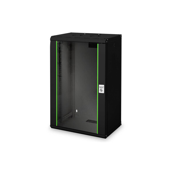DIGITUS DN-19-20U-SW - 20HE Wandgehäuse, Unique 998x600x450 mm, Farbe Schwarz (RAL 9005)