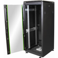 DIGITUS DN-19-26U-6/8-B-1 - 26HE Netzwerkschrank, Unique 1342x600x800 mm, Farbe Schwarz (RAL 9005)