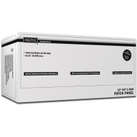 DIGITUS DN-91350-1 - CAT 3 ISDN Patch Panel, ungeschirmt, 50-Port RJ45, 8P4C, LSA, 1HE, Rack Mount, grau, 482x44x109