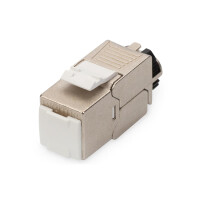 DIGITUS DN-93617-24 - CAT 6A Keystone Modul, geschirmt werkzeuf. Montage, Set 24 Stk.