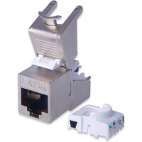 DIGITUS DN-93617-24 - CAT 6A Keystone Modul, geschirmt werkzeuf. Montage, Set 24 Stk.