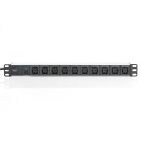 DIGITUS DN-95404 - 1HE Aluminium PDU, Rack Mount,...