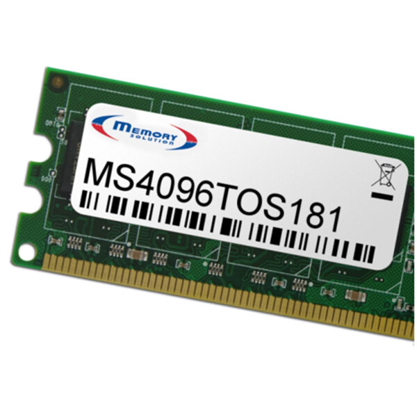 Memorysolution 4GB Toshiba Satellite L770-119, Pro L770-11J