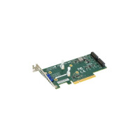 Supermicro AOC-SLG3-2M2 - PCIe - M.2 - Niedriges Profil - PCIe 3.0 - Grün - 10 - 55 °C