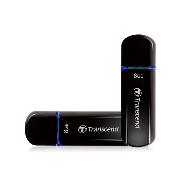 Transcend JetFlash elite 600 - 8 GB - USB Typ-A - 2.0 - Kappe - 10,3 g - Schwarz