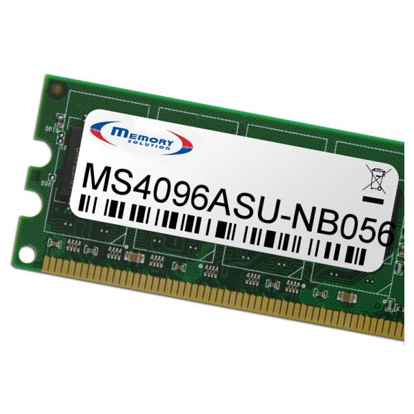 Memorysolution 4GB ASUS N750J, N750JV series, N751JX-T4092H